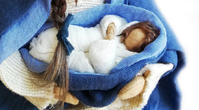 Baby Erzähfigur, Jesuskind Egli-Figur