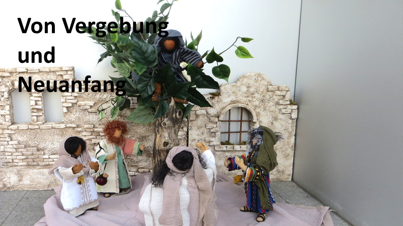 Zachäus komm vom Baum herunter