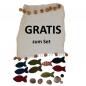 Preview: Gesamtset "Jesus im Sturm" - Jesus & 2 Apostel & Segelschiff & Fischernetz & Fisch im Korb & 3 Meter Gaze