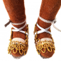Preview: Goldene Sandalen für Könige, edle Damen und Herren