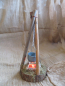 Preview: Lagerfeuer 18cm hoch Weihnachtskrippe mit LED-Beleuchtung