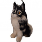 Preview: Schwarz-weißer Hütehund aus Echtfell - 3 Modelle