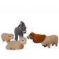 Preview: Ochse, Esel, Schafe, (Kamel) - Tierset - für Krippenfiguren 10-15cm