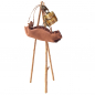 Preview: Wasserschlauch + Korb am Dreibein