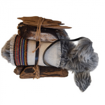 Preview: Handgenähter Esel aus Kunstfell