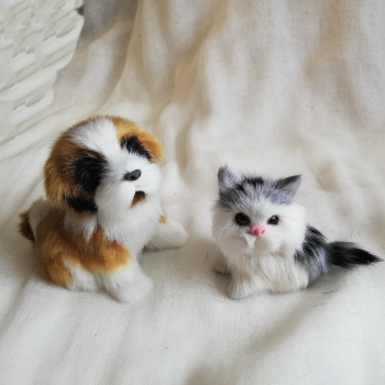 ARTIBETTER Mini-Katzenfigur Aus Kunststoff – Süße Schlafende Katze Als Deko Für Zuhause