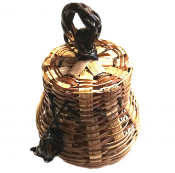 Größerer Hängekorb rund