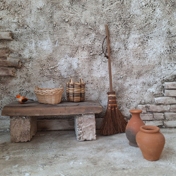 Preview: Besen langstielig - 27cm lang