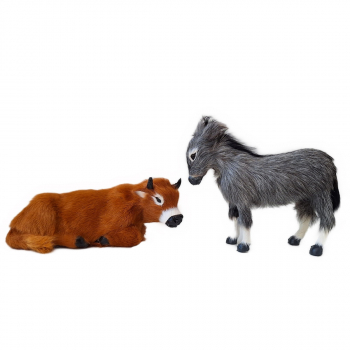 Esel mini für Bauernhof, Krippe
