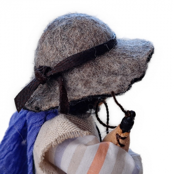 Hut handgefilzt - für Hirtenkinder und Jugendliche