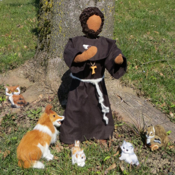 Heiliger Franziskus Statue