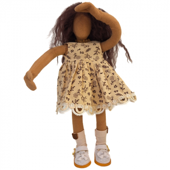 Preview: Pullover & Rock & Schuhe - Mädchen modern 20cm - Einzelstück