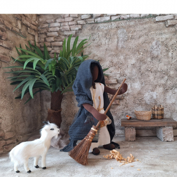 Preview: Besen langstielig - 27cm lang