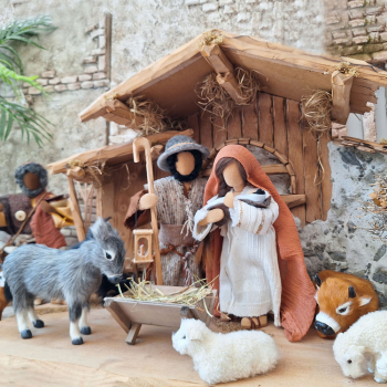 Die Heilige Familie - Krippenfiguren