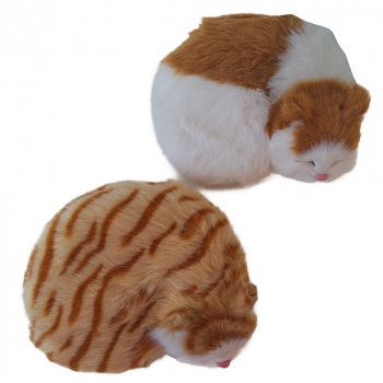 Preview: Katze groß - liegend - rothaarig - 17cm lang