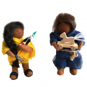 Hirtenkinder zu den 12cm Figuren
