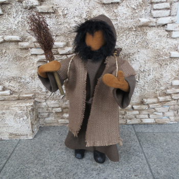 Knecht Ruprecht, Schmutzli - mit Buckelkraxe und Rute