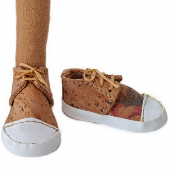 Halbschuhe aus Kork