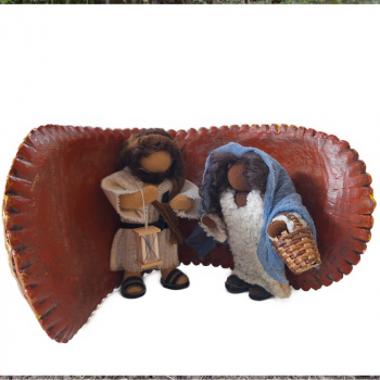 Krippen-Hintergrund für 12cm Figuren