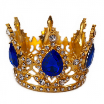 Kronen mit Saphiren oder Smaragden