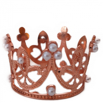 Kupferfarbene Krone aus Metall