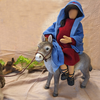 Ochse und Esel RIESIG zu 40 bis 50 cm Figuren