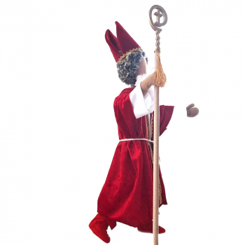 Preview: Nikolaus 60cm hoch & Bischofsstab