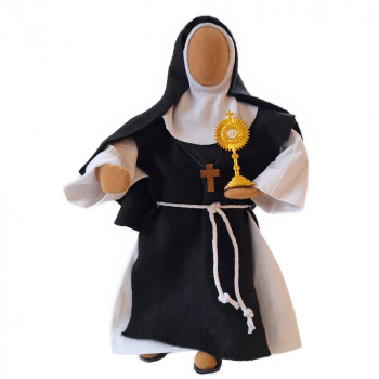 Preview: Nonne - Bekleidungsset in schwarz