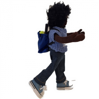 Preview: Dunkelhäutiger Junge im Walfischpulli - Jugendlicher 25cm