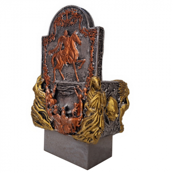 Preview: Thron aus Harz mit viel Dekoration