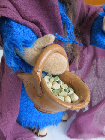 Preview: Hängekorb Ton dunkel