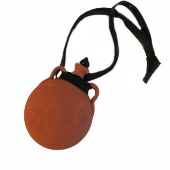 Trinkflasche aus Ton für 50cm Figur