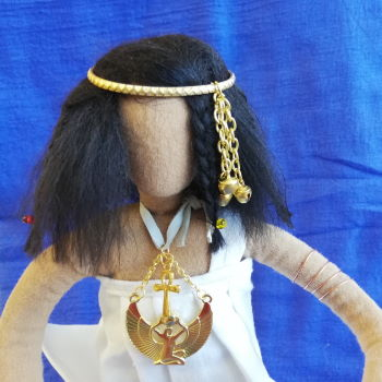 Kopf- Arm- und Halsschmuck für Ägypterin