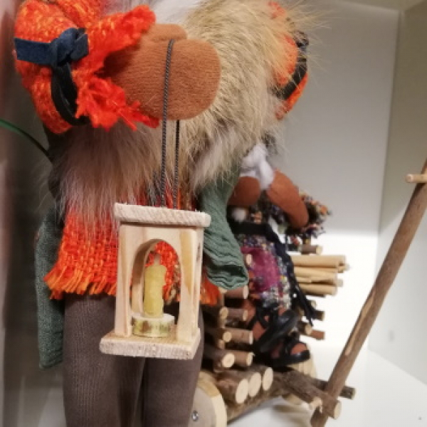 Holzlaterne, Laterne, Biblische Erzählfigur, Egli-Figur, Eglifiguren Zubehör