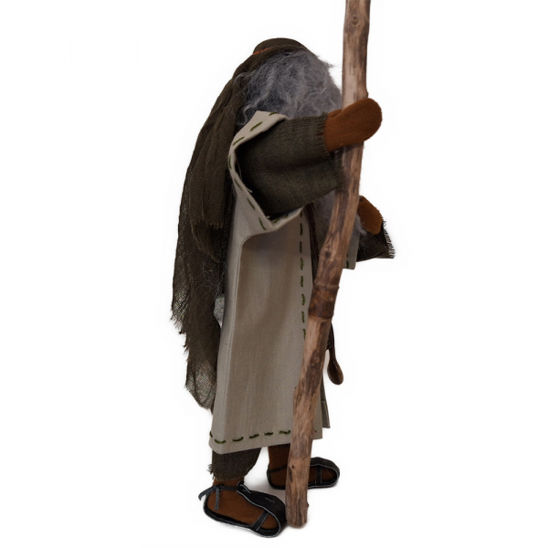 Abraham mit Naturstab