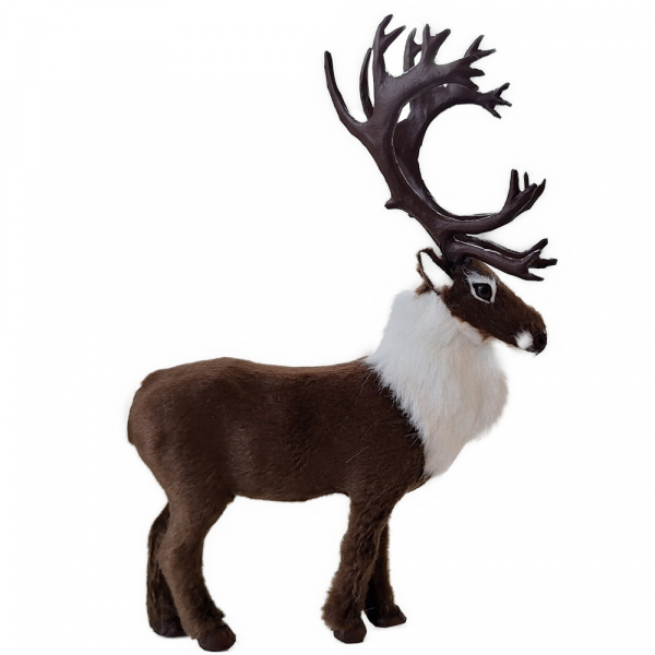 Rentier 20 cm aus Echtfell Miniatur