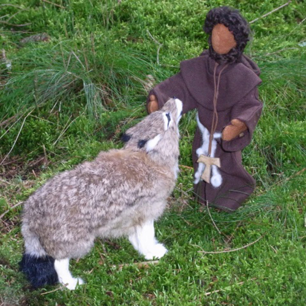 Wolf - für 50cm Figuren