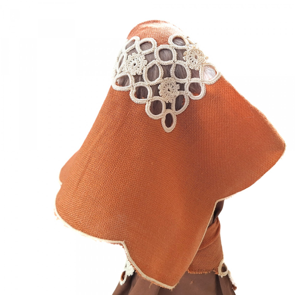 Alte Frau 47cm - Kleidung mit edler Handarbeit