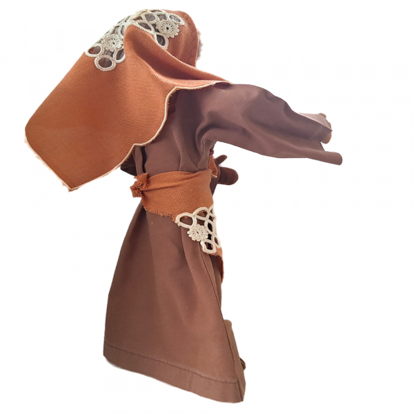 Alte Frau 47cm - Kleidung mit edler Handarbeit