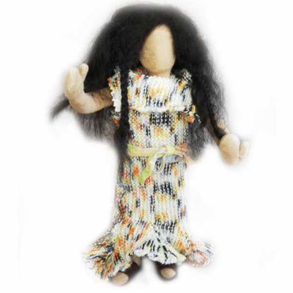 Besonderes Strickkleid