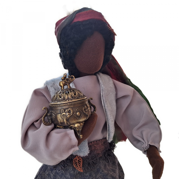 Metallgefäß Elefant - für Myrrhe oder Gold