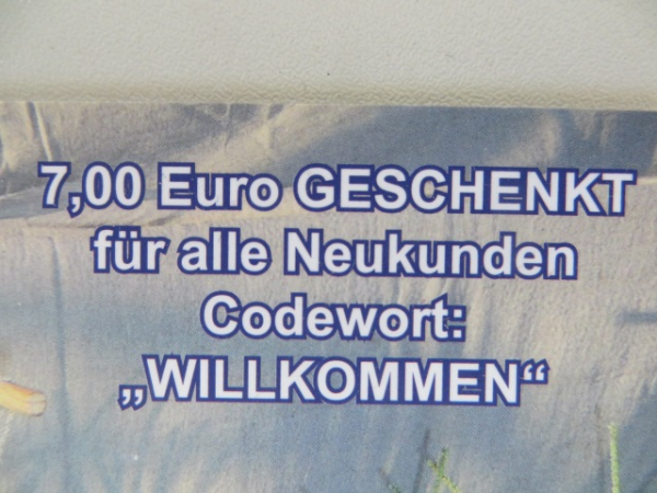 7-Euro-Gutschein zum Weiterschenken an interessierte Bekannte