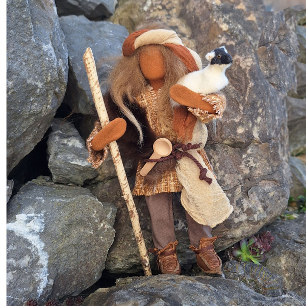 Hirte mit Schaf, Erzählfigur