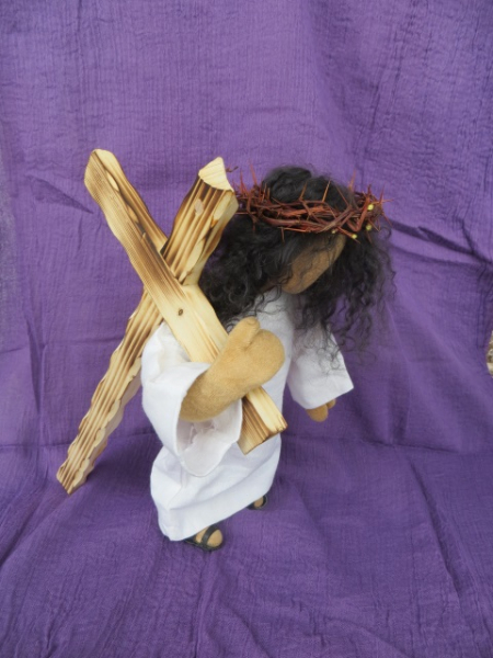 Jesus als Erzählfigur am Kreuzweg, Kreuzigung Jesu Erzählfigur