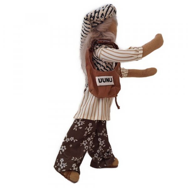 Mehrschichtiges Kleidungsset für Frau 28cm - beige-braun