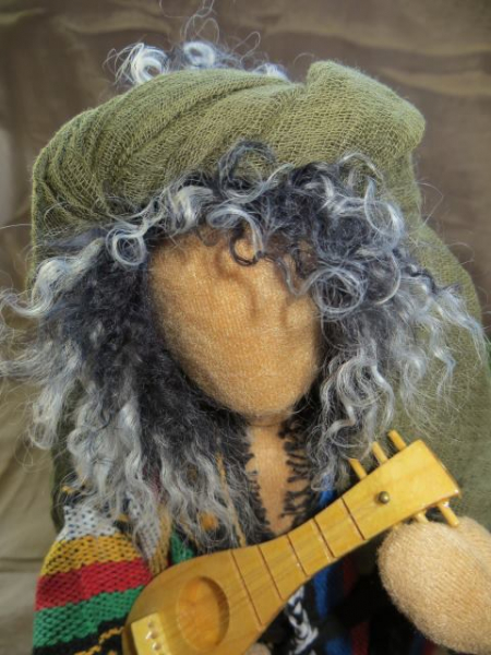 Hirte Apostel Gitarrenspieler Erzählfigur Eglifigur Mann