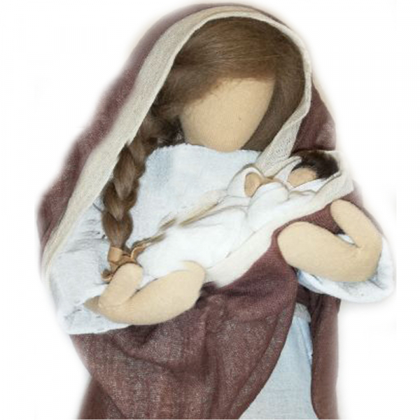 Heilige Familie mit Esel, Erzählfiguren