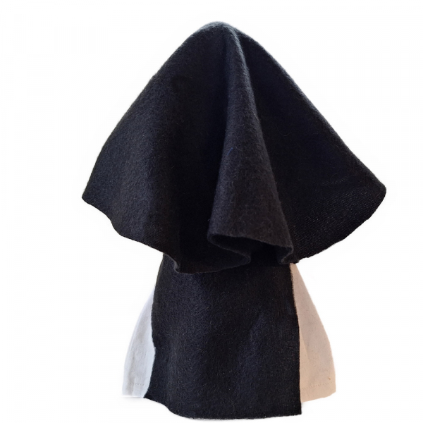 Klosterschwester - Nonne - einfacher gestaltete Kleidung