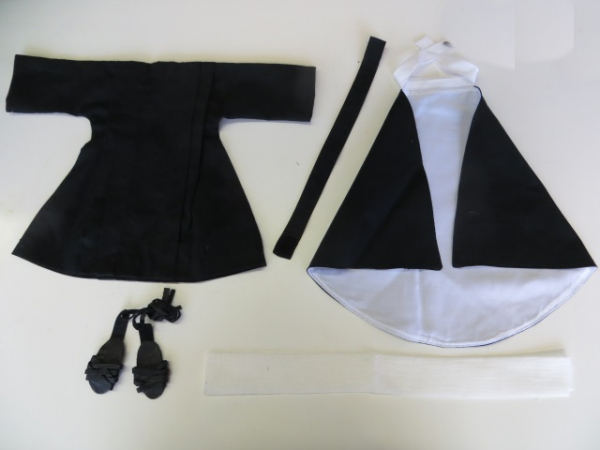 Nonne - Bekleidungsset in schwarz