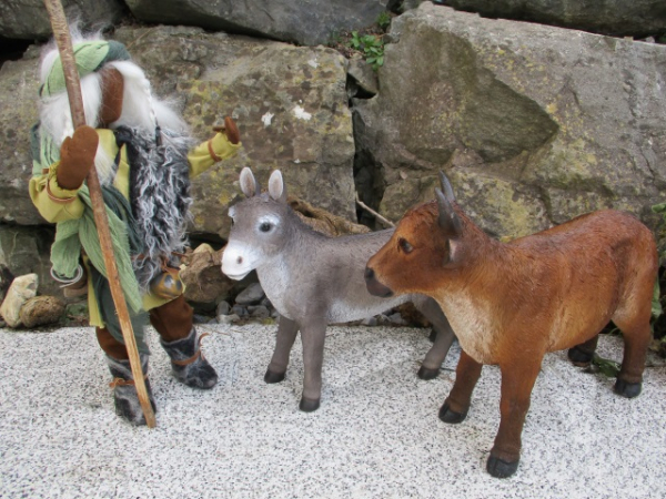 Esel RIESIG für 50 cm Figuren